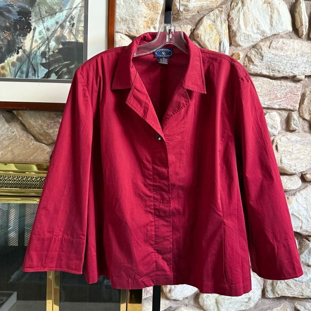 Vintage Chelsea Campbell women’s button up top size 16